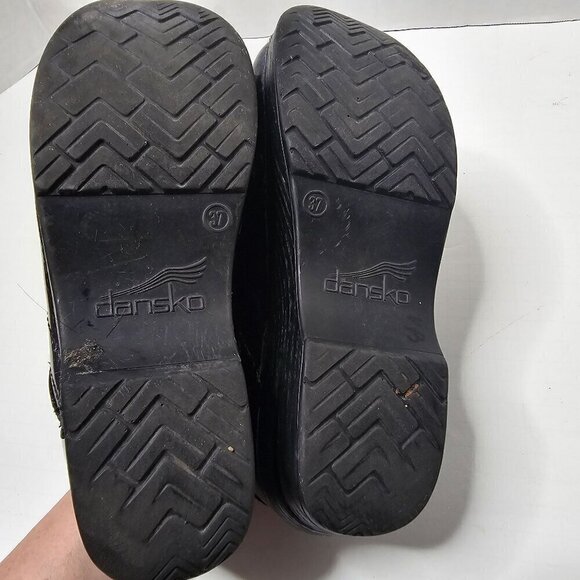 Dansko Professional Metallic Blue Clog Slip On Nurse Shoes size 7 - Picture 12 of 14